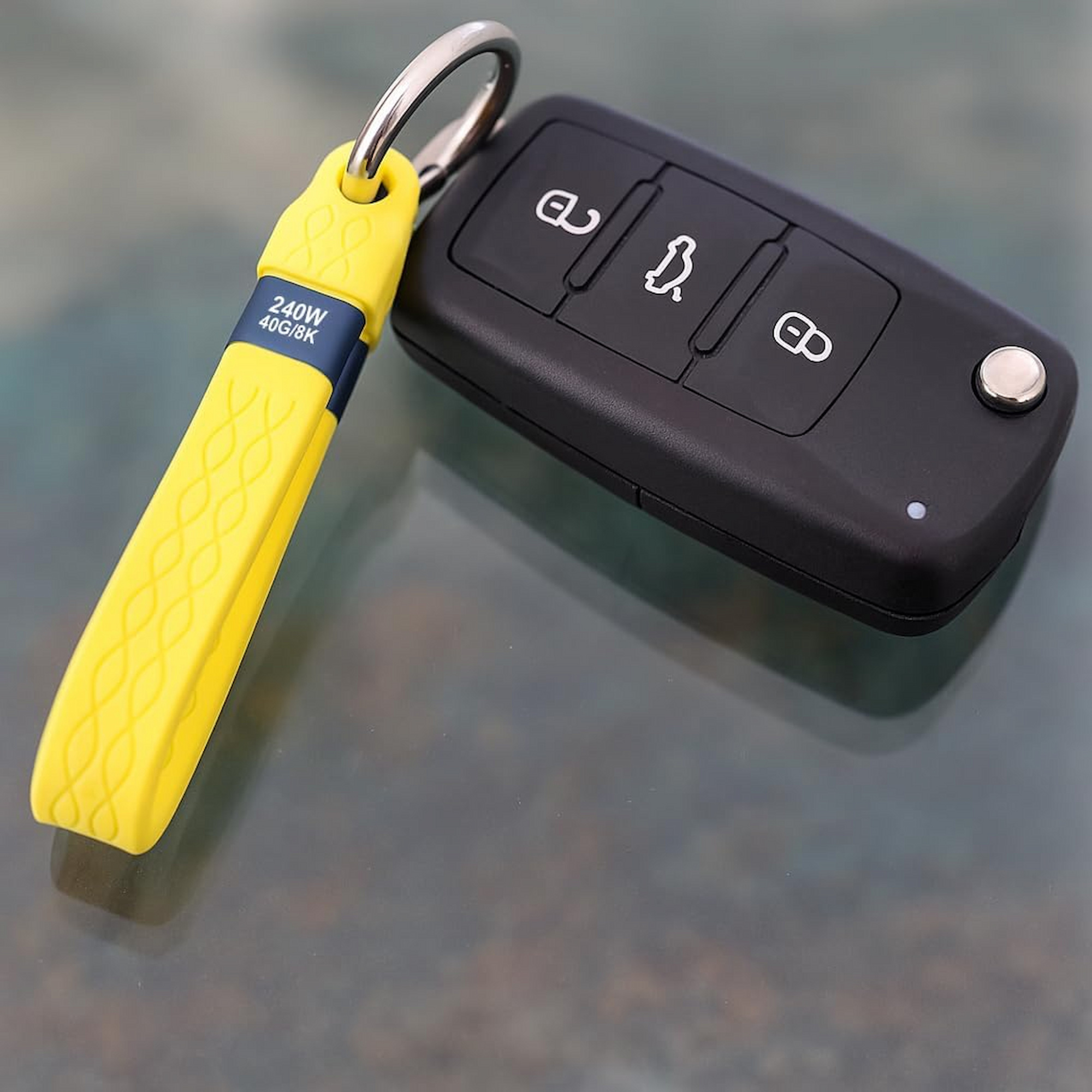 USB C Charging Cable Keychain